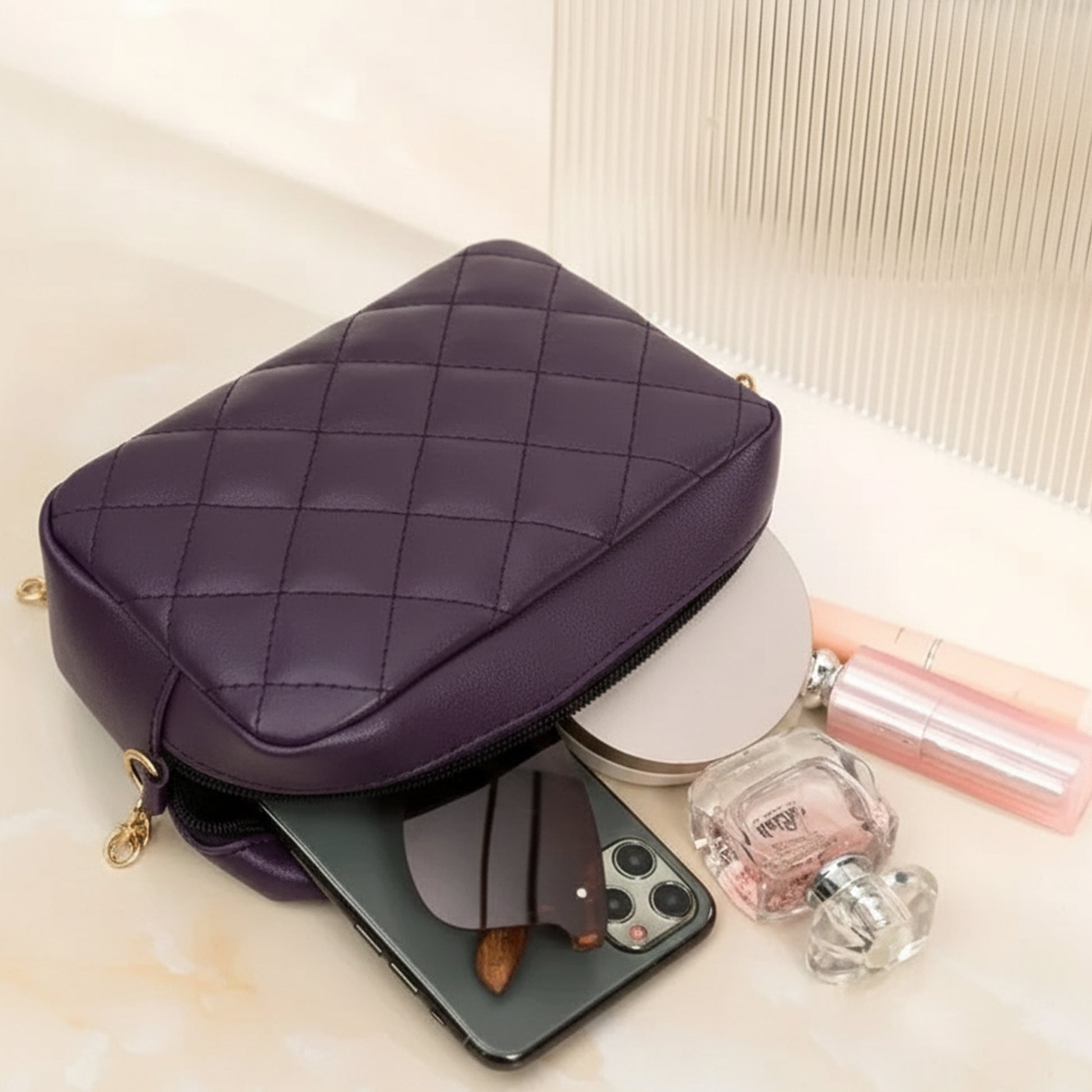 Buy Urban Chic Crossbody Bag - Deep Purple in Pakistan