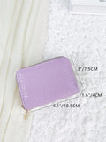 Buy SHEIN Double Zipper Wallet Business Card Holder Wallet in Pakistan