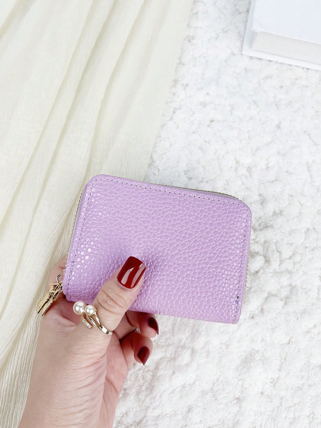 Buy SHEIN Double Zipper Wallet Business Card Holder Wallet in Pakistan