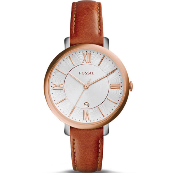 Buy Fossil Women's Quartz Brown Leather Strap White Dial 36mm Watch ES3842 in Pakistan