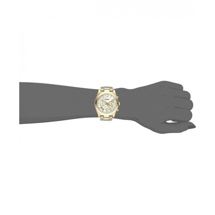 Buy Perfect Boyfriend Gold Dial Gold Steel Strap Watch For Women in Pakistan