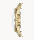 Buy Perfect Boyfriend Gold Dial Gold Steel Strap Watch For Women in Pakistan