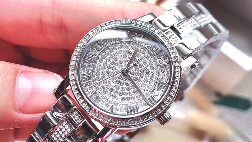 Buy Michael Kors Petite Norie Women's Watch Silver Dial Silver Stainless Steel Strap - Mk3775 in Pakistan