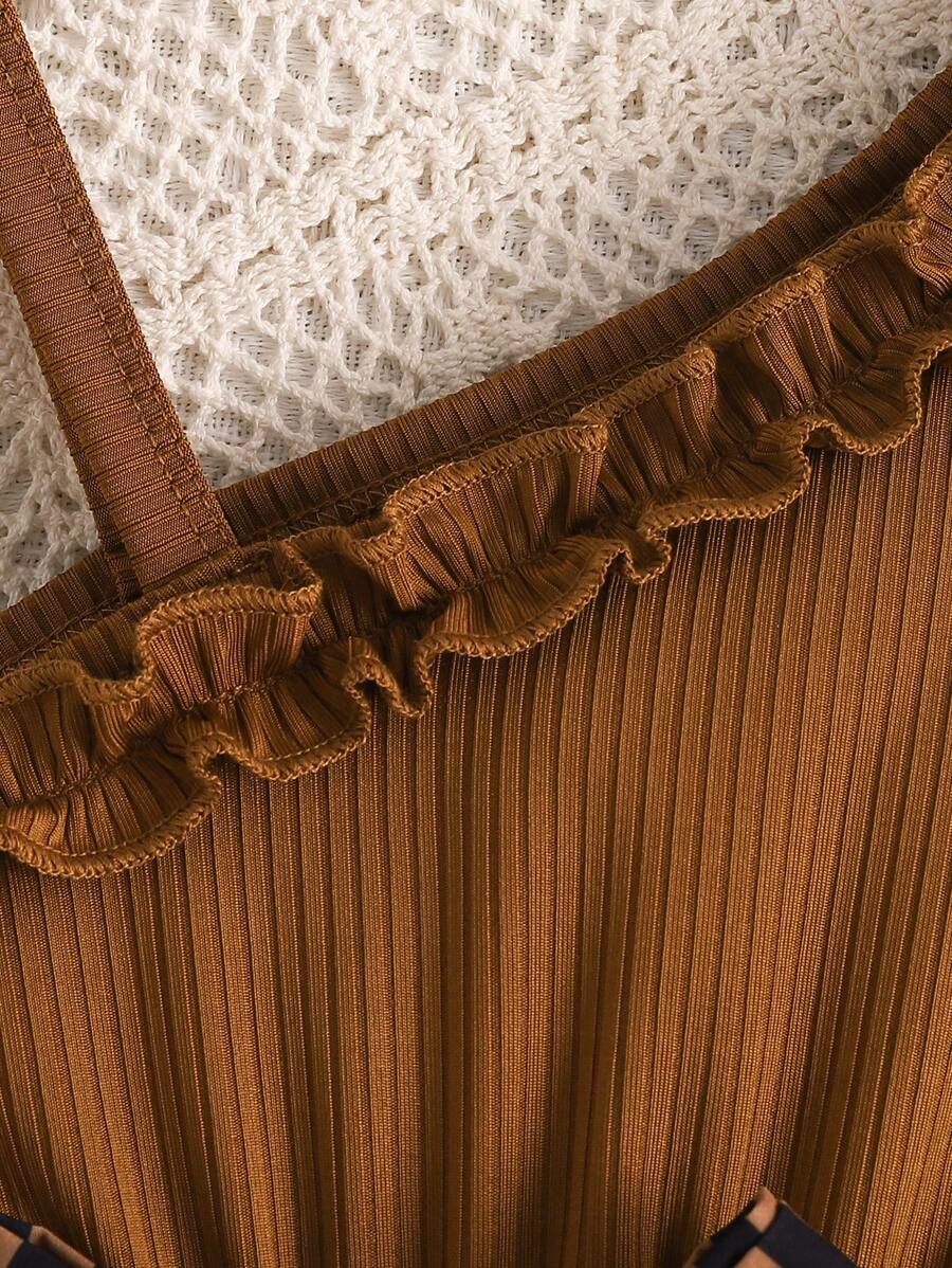 Buy SHEIN Elegant Baby Girl Houndstooth Plaid Embroidered Dress With Hat, Spring/Summer in Pakistan