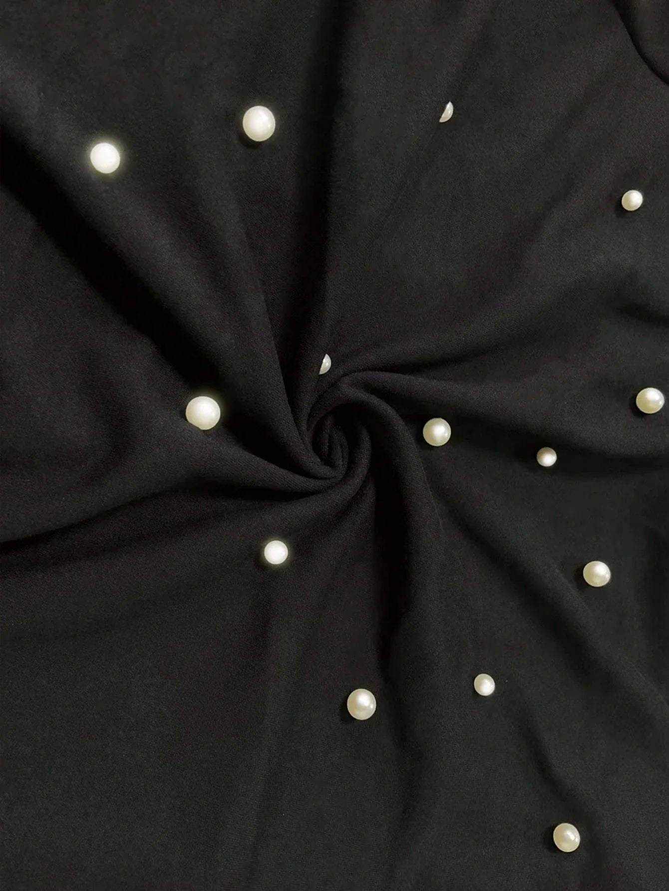 Buy SHEIN Elegant Pearl Embellished Off Shoulder Long Sleeve Pencil Dress Party Dress For Women in Pakistan