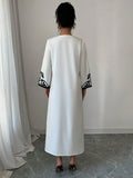 Buy SHEIN Elenzga Long Robe Dress For Women, New Arrival Fashion Loose Placement Print Ladies Robe in Pakistan