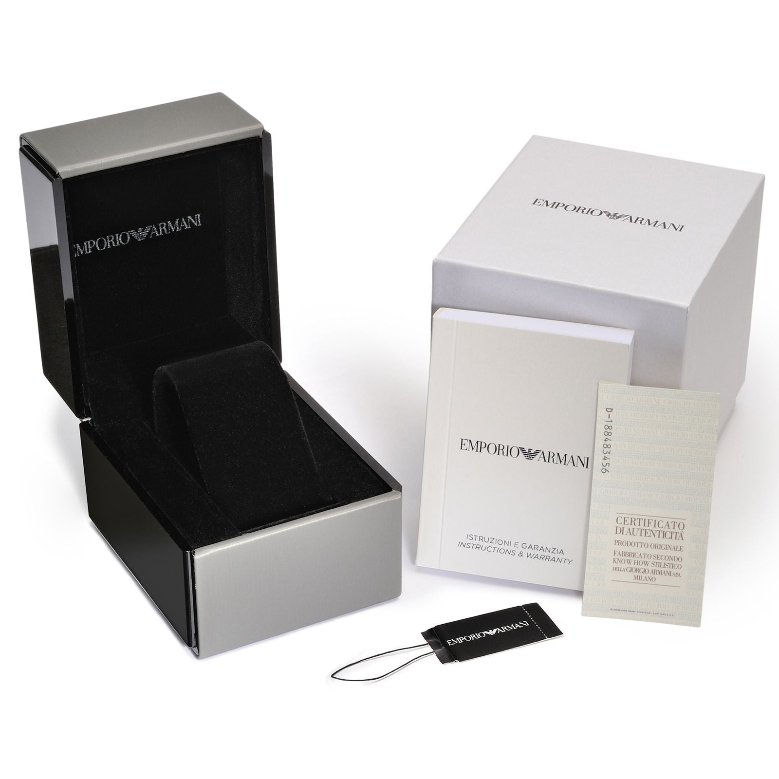 Buy Emporio Armani Men's Quartz Leather Strap White Dial 44mm Watch AR11211 in Pakistan