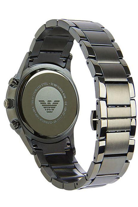 Buy Emporio Armani Men's Chronograph Quartz Stainless Steel Grey Dial 43mm Watch AR11117 in Pakistan