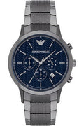 Buy Emporio Armani Renato Black Dial Black Steel Strap Watch for Men - AR2505 in Pakistan