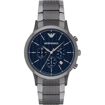 Buy Emporio Armani Renato Black Dial Black Steel Strap Watch for Men - AR2505 in Pakistan