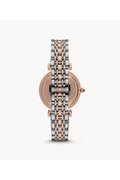Buy Emporio Armani Gianni T Bar Silver Dial Two Tone Steel Strap Watch for Women - AR1992 in Pakistan