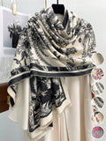 Buy SHEIN FADZOYLE 1pc Flowers Scenic Pattern Scarf Pashmina Shawl in Pakistan