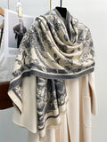 Buy SHEIN FADZOYLE 1pc Flowers Scenic Pattern Scarf Pashmina Shawl in Pakistan