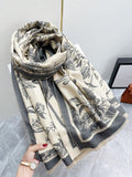 Buy SHEIN FADZOYLE 1pc Flowers Scenic Pattern Scarf Pashmina Shawl in Pakistan