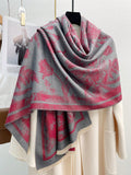 Buy SHEIN FADZOYLE 1pc Flowers Scenic Pattern Scarf Pashmina Shawl in Pakistan