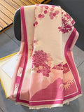 Buy SHEIN FADZOYLE 1pc Pink Women's Scarves Cashmere Feel Color Long Shawl Scarf Tassel Printed Pattern in Pakistan
