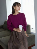 Buy SHEIN FRIFUL Solid Asymmetrical Neck Drop Shoulder Sweater in Pakistan