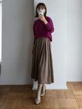 Buy SHEIN FRIFUL Solid Asymmetrical Neck Drop Shoulder Sweater in Pakistan