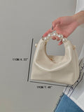 Buy SHEIN Fashionable,Minimalist,Casual,Mini Faux Pearl Decor Satchel Bag For Girl, Teen Girls & Women in Pakistan