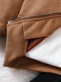 Buy Fashionable Baby Boys' Suede Jacket And Twill Cargo Pants, Suitable For Fall/Winter Outings in Pakistan