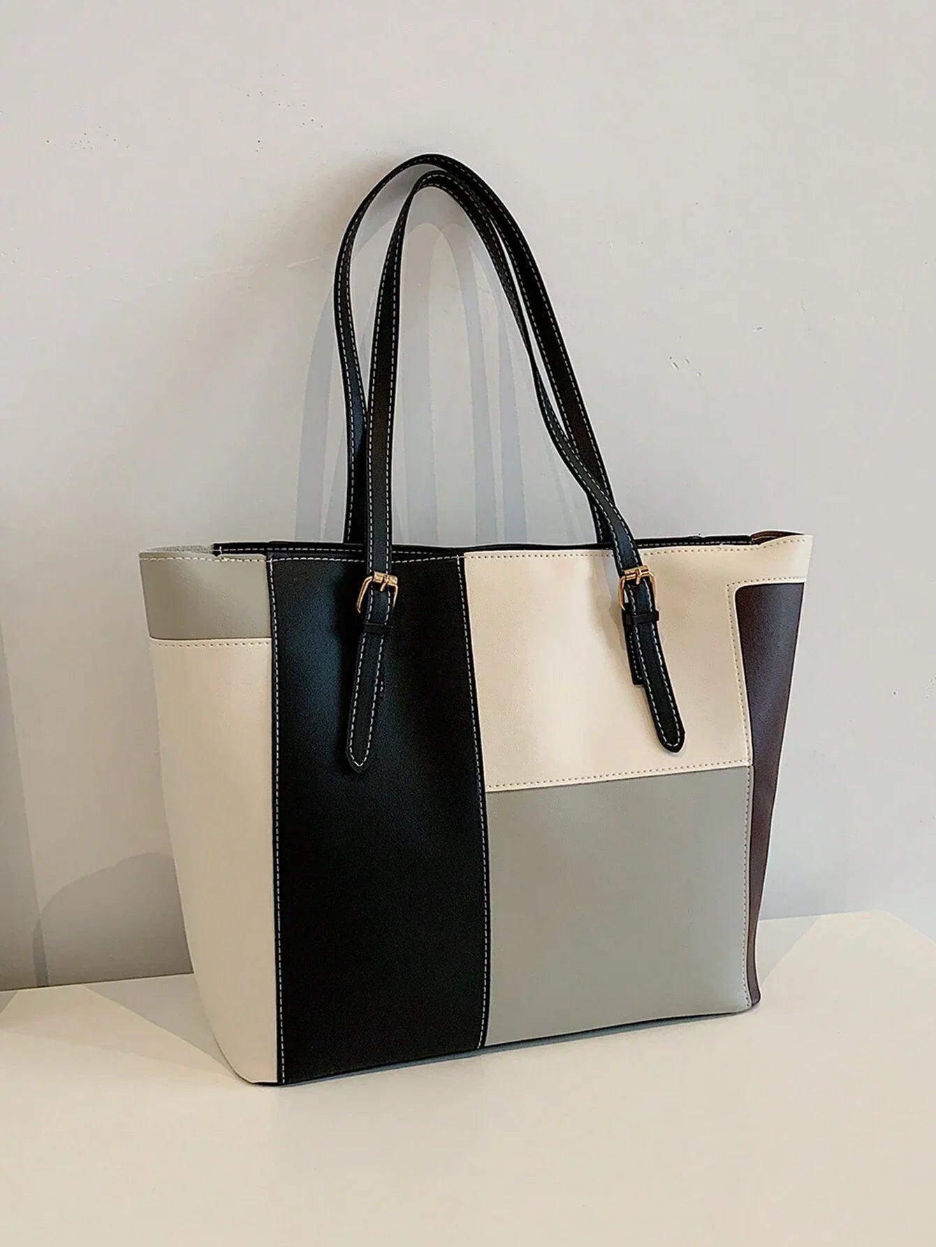 Buy SHEIN Fashionable Large Capacity Multi Pocket Over The Shoulder Tote Bag in Pakistan