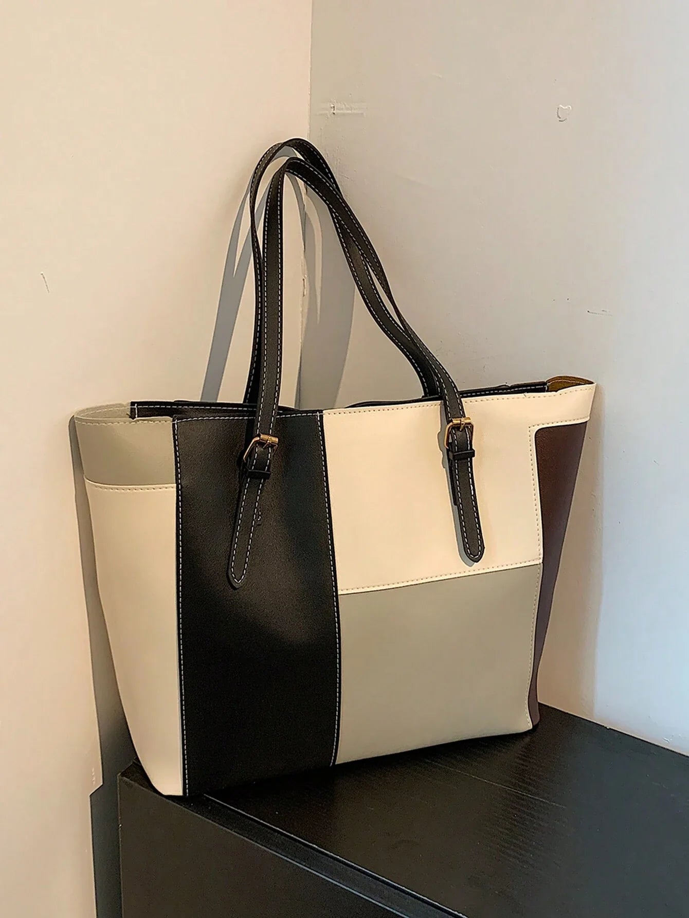 Buy SHEIN Fashionable Large Capacity Multi Pocket Over The Shoulder Tote Bag in Pakistan