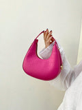 Buy SHEIN Fashionable Solid Color Crocodile Pattern Shoulder Bag in Pakistan