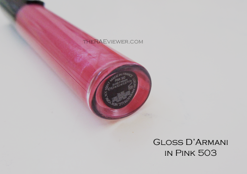 Buy Giorgio Armani Gloss D'Armani Lip Gloss - Pink 503 in Pakistan