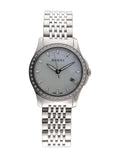 Buy Gucci G Timeless Mother of Pearl Dial with Diamonds Silver Steel Strap Watch for Women - YA126506 in Pakistan