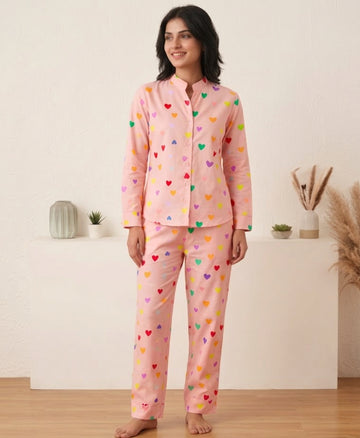 Cotton Candy Linen Pajama Set
