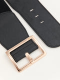 Buy SHEIN Geo Buckle Wide Belt in Pakistan