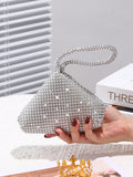 Buy SHEIN Glamorous Glitter Bling, Sequin, Luxury, Shiny Women's Mini Sparkling Rhinestone Clutch Bag in Pakistan