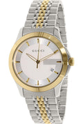 Buy Gucci G Timeless Silver Dial Two Tone Steel Strap Watch for Men - YA126409 in Pakistan