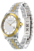 Buy Gucci G Timeless Silver Dial Two Tone Steel Strap Watch for Women - YA126511 in Pakistan