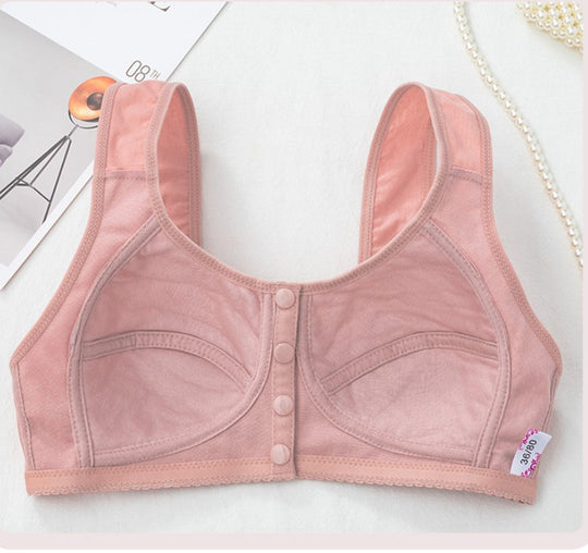 Buy Patterned Buttoned Bliss Bra- Pink in Pakistan