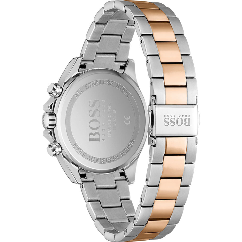 Buy Hugo Boss Womens Quartz Two-tone Stainless Steel Brown Dial 38mm Watch - 1502617 in Pakistan