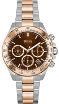 Buy Hugo Boss Womens Quartz Two-tone Stainless Steel Brown Dial 38mm Watch - 1502617 in Pakistan