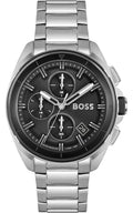 Buy Hugo Boss Volane Silver Steel Black Dial Men's Chrono Watch - 1513949 in Pakistan