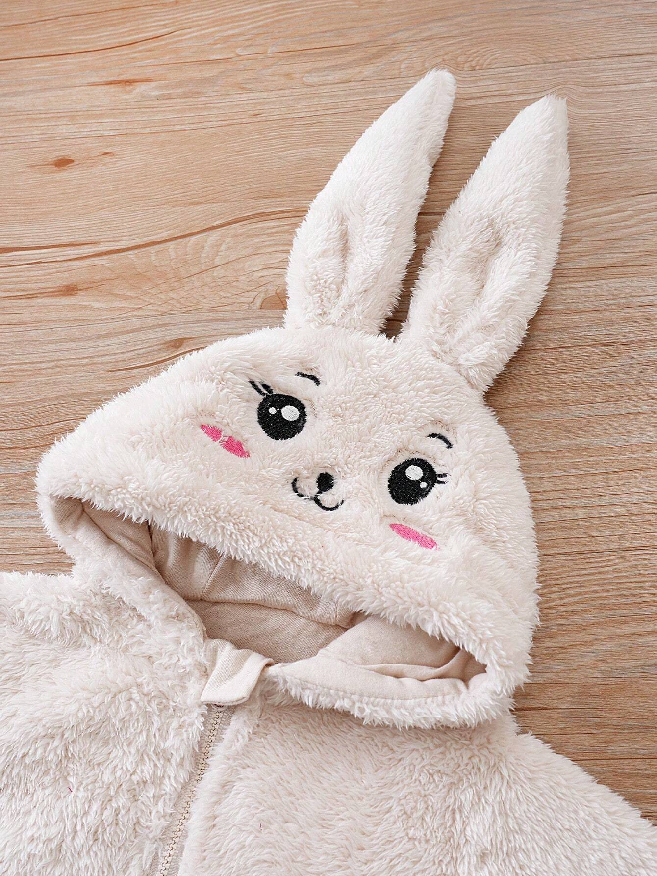 Buy SHEIN Long Sleeve Cute Cartoon Animal Embroidery Bag Hand Foot One-Piece Pants For Autumn And Winter in Pakistan