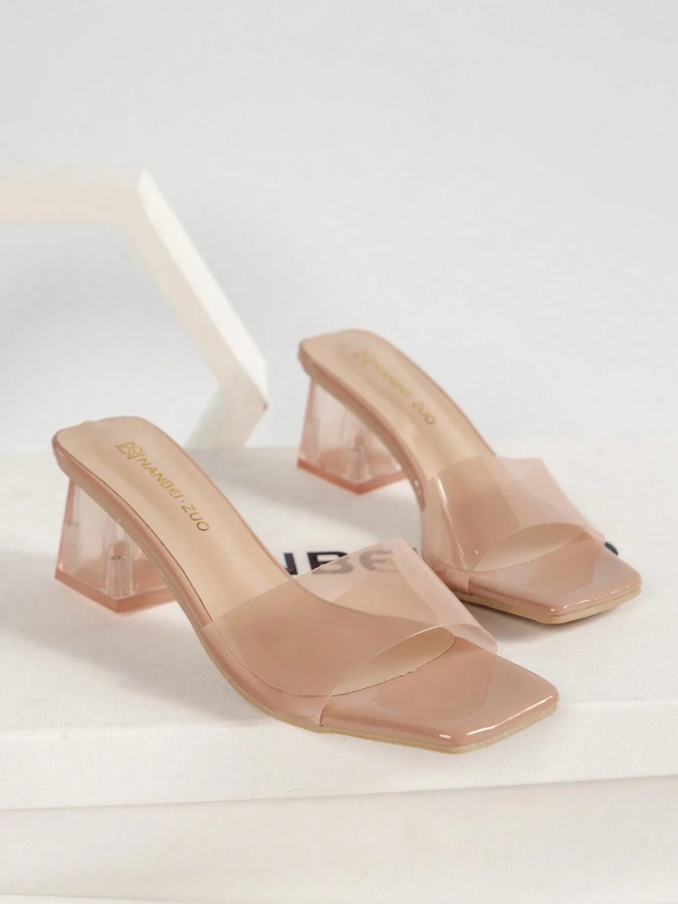 Buy SHEIN Versatile Chunky Heels With Crystal in Pakistan