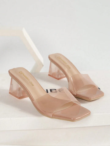 Buy SHEIN Versatile Chunky Heels With Crystal in Pakistan