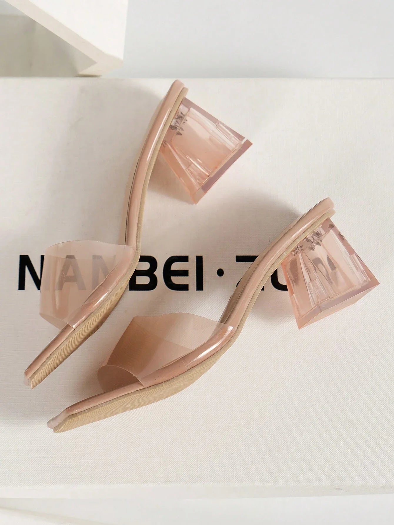 Buy SHEIN Versatile Chunky Heels With Crystal in Pakistan