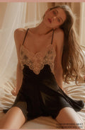 Buy Priel Silk Lace Embroidered Short Lingerie in Pakistan