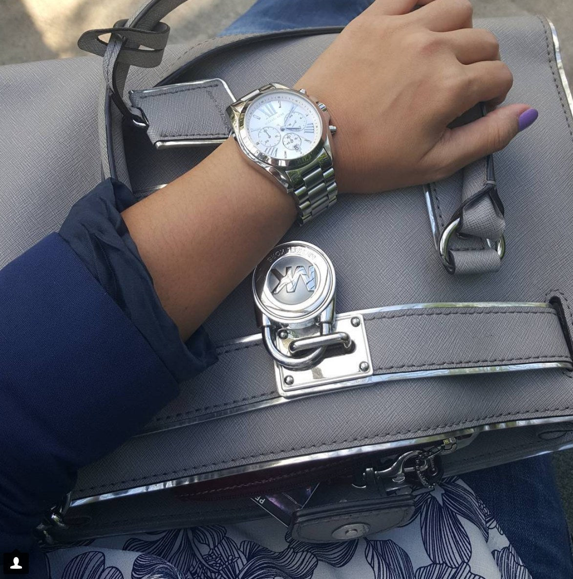 Buy Michael Kors Bradshaw Silver Dial Silver Steel Strap Watch for Men - MK5535 in Pakistan