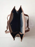 Buy SHEIN Houndstooth Pattern Large Tote Bag For Women in Pakistan