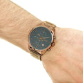 Buy Hugo Boss Mens Quartz Copper Stainless Steel Blue Dial 44mm Watch - 1513788 in Pakistan