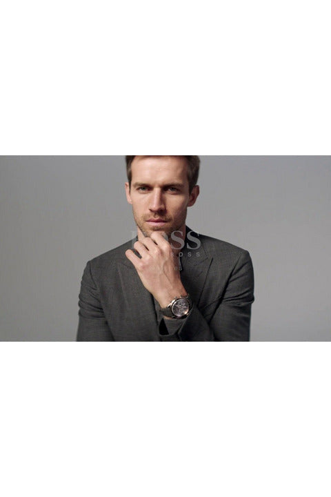Buy Hugo Boss Mens Chronograph Quartz Stainless Steel Grey Dial 41mm Watch - 1513688 in Pakistan