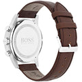 Buy Hugo Boss Mens Quartz Brown Leather Strap Black Dial 44mm Watch - 1513494 in Pakistan
