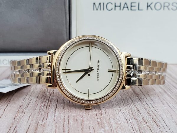 Buy Michael Kors Women’s Quartz Stainless Steel Gold Dial 38mm Watch - MK3681 in Pakistan