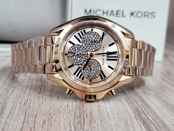 Buy Michael Kors Womens Quartz Stainless Steel Rose Gold Dial 38mm Watch - Mk6321 in Pakistan